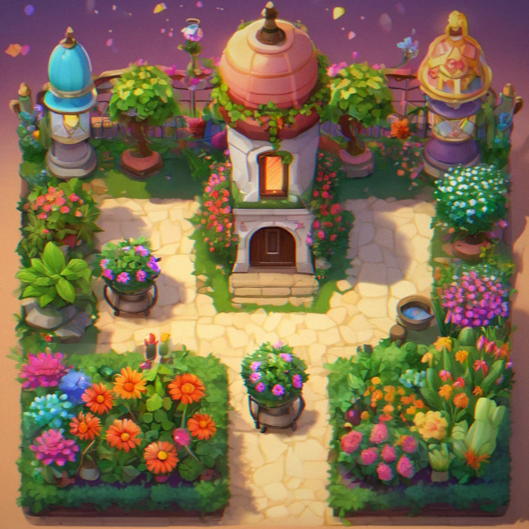 Notification pops up that your hybrid plant is ready, and there it is with a celebration icon next to it