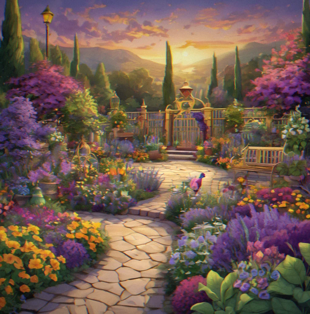 Your new hybrid bloom appears with this unexpected purple and gold coloring right in the center