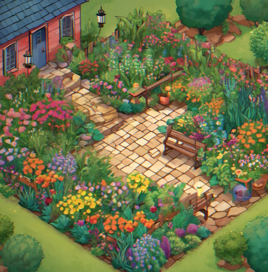 Rearranging your garden by rotating and moving plants around to different spots in the grid